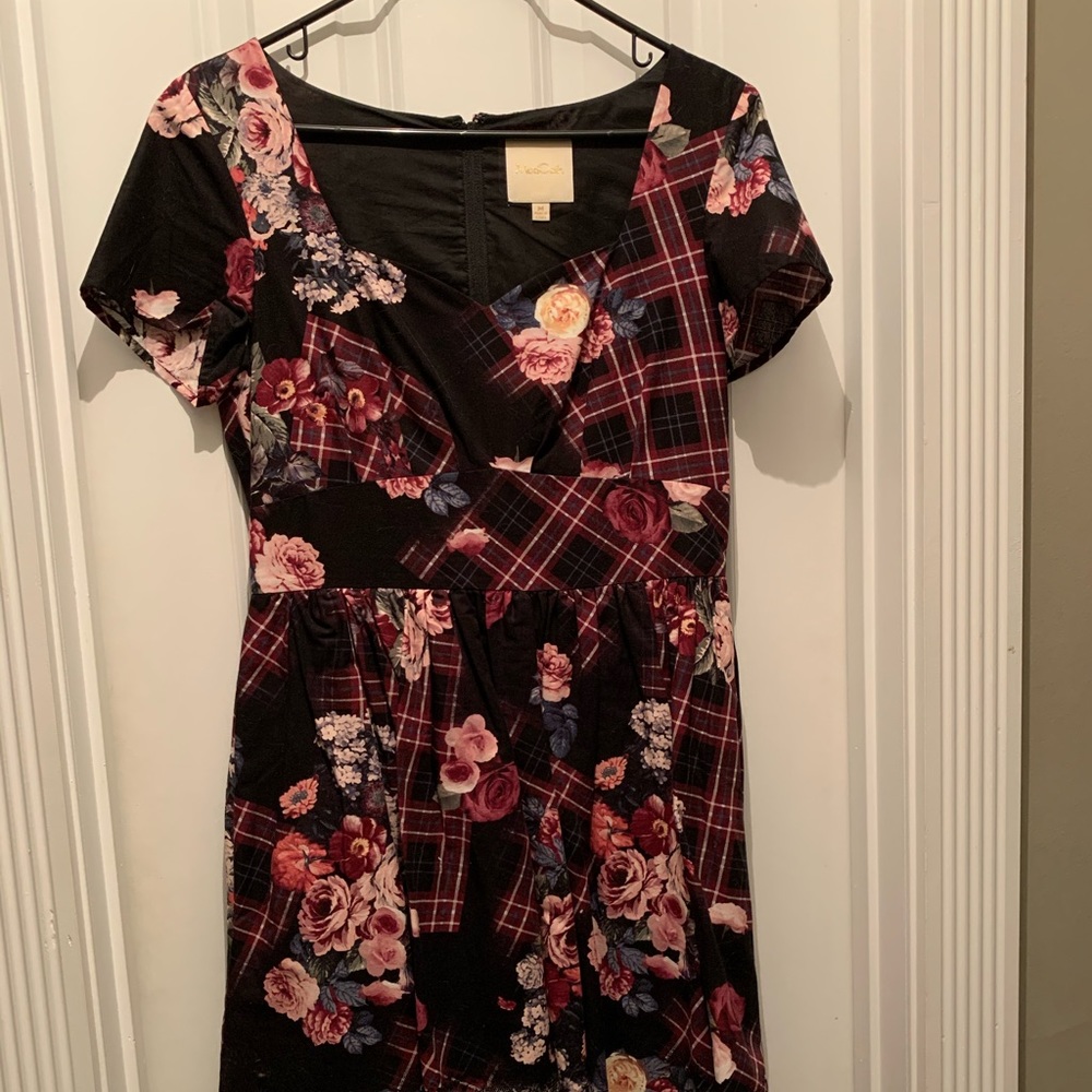Vintage-style floral dress